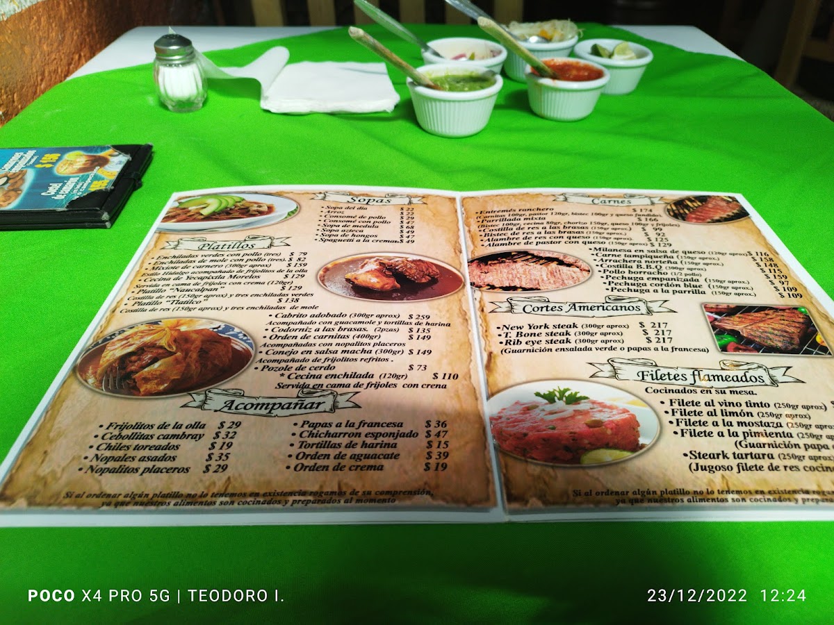 El Rico Taco Menu - Image 2